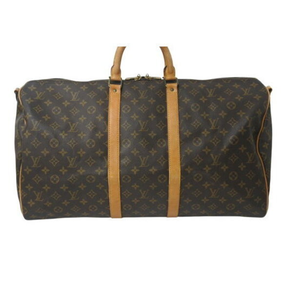 Louis Vuitton Monogram Keepall Bandouliere Leather Brown - Picture 1 of 9